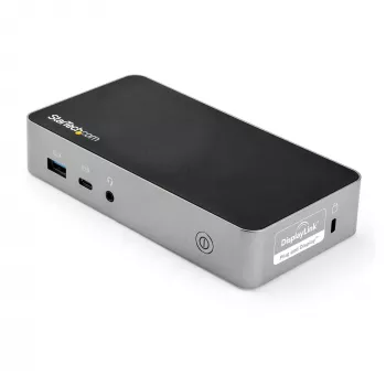 Stacja dokująca StarTech.com USB-C - Podwójny monitor 1080p HDMI do laptopa - Zasilanie 65 W - 1x USB-C, 3x USB-A, Ethernet - Podwójny wyświetlacz USB 3.1 Gen 1 Type-C Dock - Mac i Windows