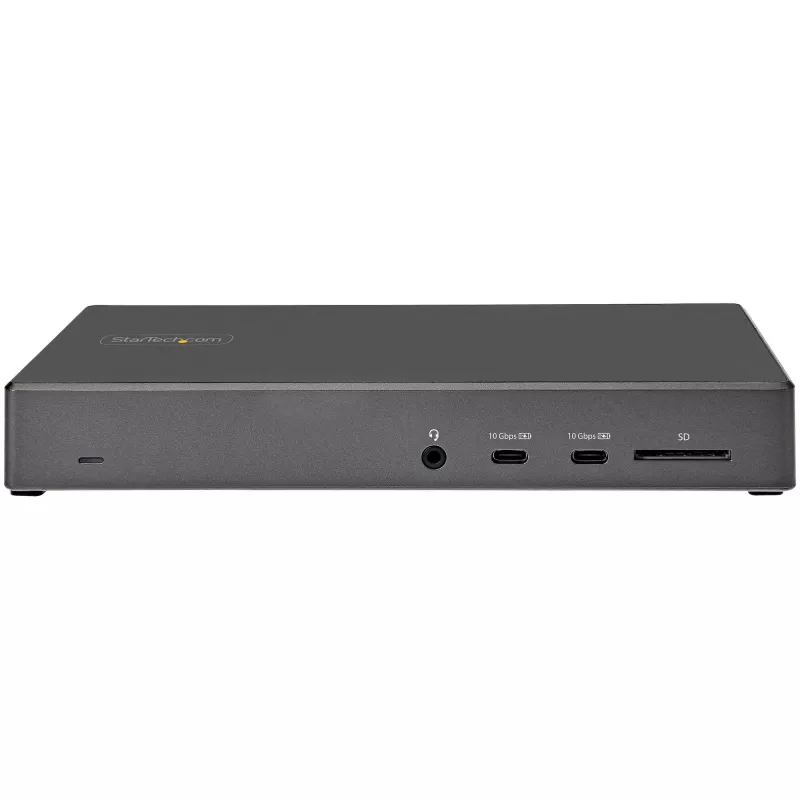 Stacja dokująca USB-C StarTech.com - Potrójny monitor 4K - 100W Power Delivery - DP 1.4 Alt Mode i DSC, 2x DisplayPort 1.4/HDMI 2.0 - 6xUSB (2x 10Gbps) - Windows/Chrome