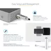 StarTech.com Stacja dokująca USB-C – 4K 60Hz, cztery monitory DisplayPort i HDMI – Uniwersalna stacja dokująca USB-C z zasilaniem 100W – Hub USB z 1x USB Type-C i 3x USB-A, Ethernet, Audio