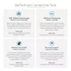 StarTech.com Stacja dokująca USB-C – 4K 60Hz, cztery monitory DisplayPort i HDMI – Uniwersalna stacja dokująca USB-C z zasilaniem 100W – Hub USB z 1x USB Type-C i 3x USB-A, Ethernet, Audio