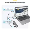 StarTech.com Hub wieloportowy USB-C, USB-C do 4K 60Hz HDMI, Gigabit Ethernet i ładowanie laptopa 100W dla Macbook Pro / Air i Windows