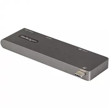 StarTech.com Wieloportowy adapter USB C do MacBook Pro/Air - USB Typu-C do 4K HDMI, 100W Power Delivery Pass-through, gniazdo SD/MicroSD, 2-portowy hub USB 3.0 - Przenośna mini stacja dokująca USB-C