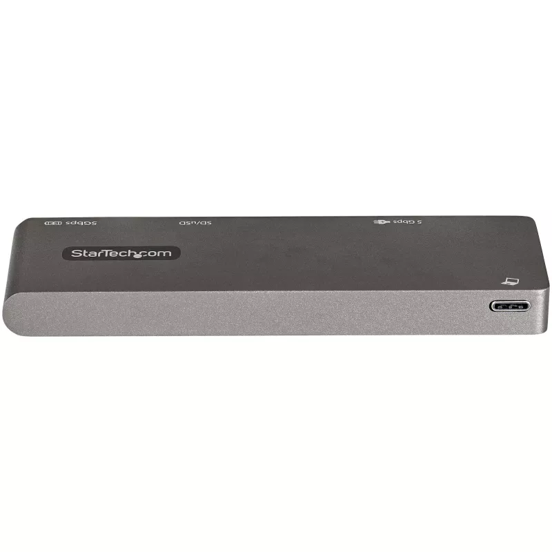 StarTech.com Wieloportowy adapter USB C do MacBook Pro/Air - USB Typu-C do 4K HDMI, 100W Power Delivery Pass-through, gniazdo SD/MicroSD, 2-portowy hub USB 3.0 - Przenośna mini stacja dokująca USB-C