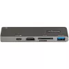 StarTech.com Wieloportowy adapter USB C do MacBook Pro/Air - USB Typu-C do 4K HDMI, 100W Power Delivery Pass-through, gniazdo SD/MicroSD, 2-portowy hub USB 3.0 - Przenośna mini stacja dokująca USB-C