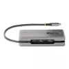 StarTech.com USB-C Multiport Adapter - 4K 60Hz HDMI/DP - 3-Port USB Hub - 100W Power Delivery Pass-Through - GbE - Travel Mini Docking Station w/ Charging - 1ft/30cm Wrap-Around kabel
