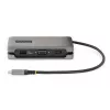 StarTech.com USB-C Multiport Adapter - HDMI/VGA - 4K 60Hz - 3-Port USB Hub - 100W Power Delivery Pass-Through - GbE - Travel Mini Docking Station w/ Charging - 1ft/30cm Wrap-Around kabel