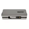 StarTech.com USB-C Multiport Adapter - HDMI/VGA - 4K 60Hz - 3-Port USB Hub - 100W Power Delivery Pass-Through - GbE - Travel Mini Docking Station w/ Charging - 1ft/30cm Wrap-Around kabel
