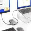 StarTech.com USB-C Multiport Adapter - HDMI/VGA - 4K 60Hz - 3-Port USB Hub - 100W Power Delivery Pass-Through - GbE - Travel Mini Docking Station w/ Charging - 1ft/30cm Wrap-Around kabel