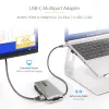 StarTech.com USB-C Multiport Adapter - HDMI/VGA - 4K 60Hz - 3-Port USB Hub - 100W Power Delivery Pass-Through - GbE - Travel Mini Docking Station w/ Charging - 1ft/30cm Wrap-Around kabel
