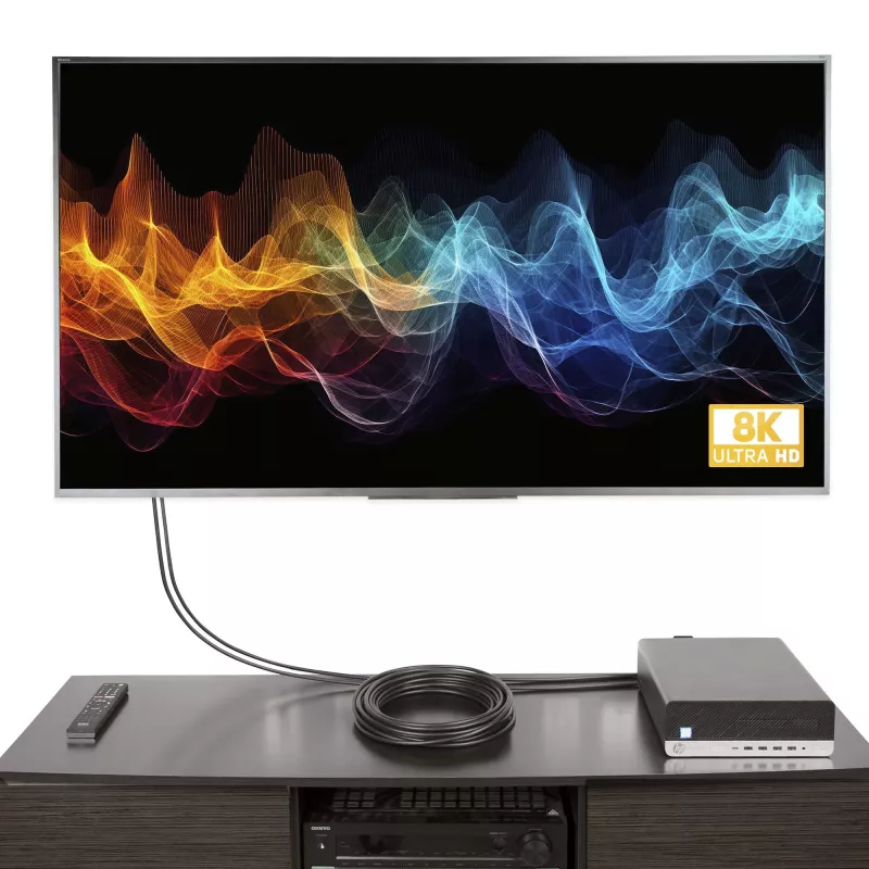 StarTech.com 10m (33ft) Aktywny kabel DisplayPort 1.4, DP8K DisplayPort kabel z HBR3, HDR10, MST, DSC 1.2, HDCP 2.2, 8K 60Hz, 4K 120Hz - DP 1.4 kabel M/M