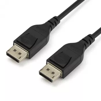 StarTech.com 1 m Kabel DisplayPort 1.4 z certyfikatem VESA - 8K 60 Hz HBR3 HDR - 3 stopy Super UHD Przewód do monitora DisplayPort na DisplayPort - Ultra HD 4K 120 Hz DP 1.4 cienki Kabel wideo M/M Złącze DP