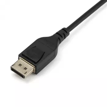 StarTech.com 1 m Kabel DisplayPort 1.4 z certyfikatem VESA - 8K 60 Hz HBR3 HDR - 3 stopy Super UHD Przewód do monitora DisplayPort na DisplayPort - Ultra HD 4K 120 Hz DP 1.4 cienki Kabel wideo M/M Złącze DP