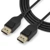 StarTech.com 2 m certyfikowany przez VESA kabel DisplayPort 1.4 - 8K 60 Hz HBR3 HDR - przewód do monitora Super UHD DisplayPort na DisplayPort o długości 6 stóp - Ultra HD 4K 120 Hz DP 1.4 cienki Video kabel M/M złącze DP
