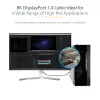 StarTech.com 1 m przewód DisplayPort 1.4 z certyfikatem VESA – 8K 60 Hz HDR10 – Ultra HD 4K 120 Hz wideo – kabel/przewód DP 1.4 – do monitorów/wyświetlaczy – DisplayPort na DisplayPort – M/M