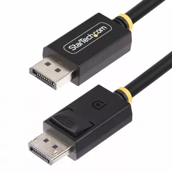 StarTech.com 2m DisplayPort 2.1 kabel, VESA Certified DP40 DisplayPort kabel w/UHBR10/HDR/HDCP 2.2, 8K 60Hz/4K 144Hz w/DSC 1.2a, 40Gbps, DP 2.1 kabel, UHD Monitor Cord, M/M