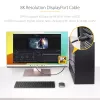 StarTech.com 2m DisplayPort 2.1 kabel, VESA Certified DP40 DisplayPort kabel w/UHBR10/HDR/HDCP 2.2, 8K 60Hz/4K 144Hz w/DSC 1.2a, 40Gbps, DP 2.1 kabel, UHD Monitor Cord, M/M