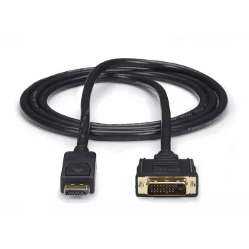 StarTech.com 6ft (1.8m) Kabel DisplayPort do DVI, adapter kablowya DisplayPort do DVI, Pasywny konwerter wideo DP do DVI-D, 1080p - Zamiennik dla DP2DVIMM6