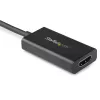 StarTech.com Adapter DisplayPort do HDMI - 4K 60Hz HDR10 Aktywny DisplayPort 1.4 do HDMI 2.0b Konwerter Wideo - 4K DP do HDMI Klucz Adaptera do Monitora/Wyświetlacza/Telewizora - Zatrzaskowe Złącze DP