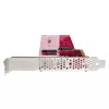 Karta adaptera StarTech.com Dual M.2 PCIe SSD, PCIe x8 / x16 na dwa dyski SSD NVMe lub AHCI M.2, PCI Express 4.0, 7,8 GBps na dysk, wymagana bifurkacja - kompatybilna z Windows/Linux