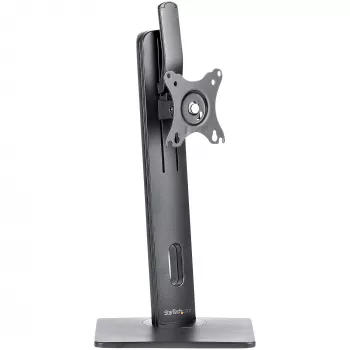 StarTech.com Wolnostojący pojedynczy uchwyt do monitora - Regulowany wysokością stojak na monitor - Do monitorów z mocowaniem VESA do 32 cali (15 funtów/7 kg) - Ergonomiczny stojak na monitor na biurko - Pochylenie/obrót/rotacja
