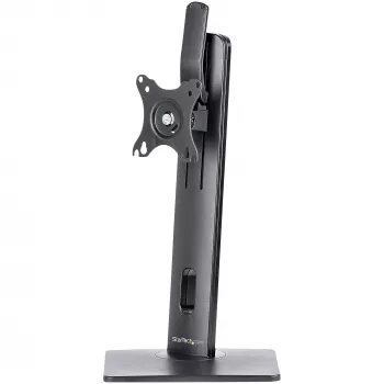 StarTech.com Wolnostojący pojedynczy uchwyt do monitora - Regulowany wysokością stojak na monitor - Do monitorów z mocowaniem VESA do 32 cali (15 funtów/7 kg) - Ergonomiczny stojak na monitor na biurko - Pochylenie/obrót/rotacja