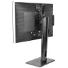 StarTech.com Wolnostojący pojedynczy uchwyt do monitora - Regulowany wysokością stojak na monitor - Do monitorów z mocowaniem VESA do 32 cali (15 funtów/7 kg) - Ergonomiczny stojak na monitor na biurko - Pochylenie/obrót/rotacja
