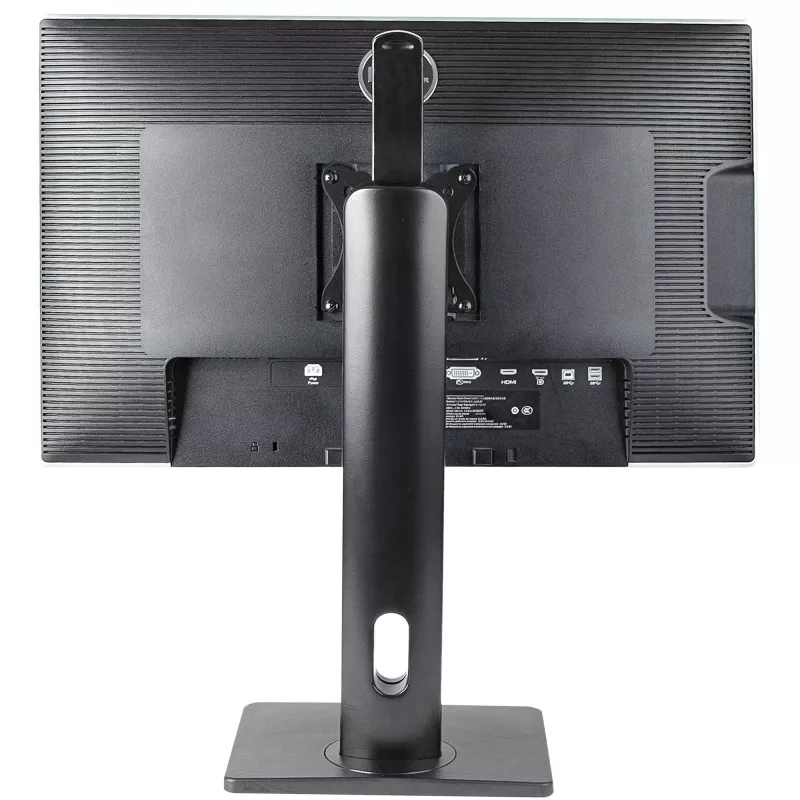 StarTech.com Wolnostojący pojedynczy uchwyt do monitora - Regulowany wysokością stojak na monitor - Do monitorów z mocowaniem VESA do 32 cali (15 funtów/7 kg) - Ergonomiczny stojak na monitor na biurko - Pochylenie/obrót/rotacja