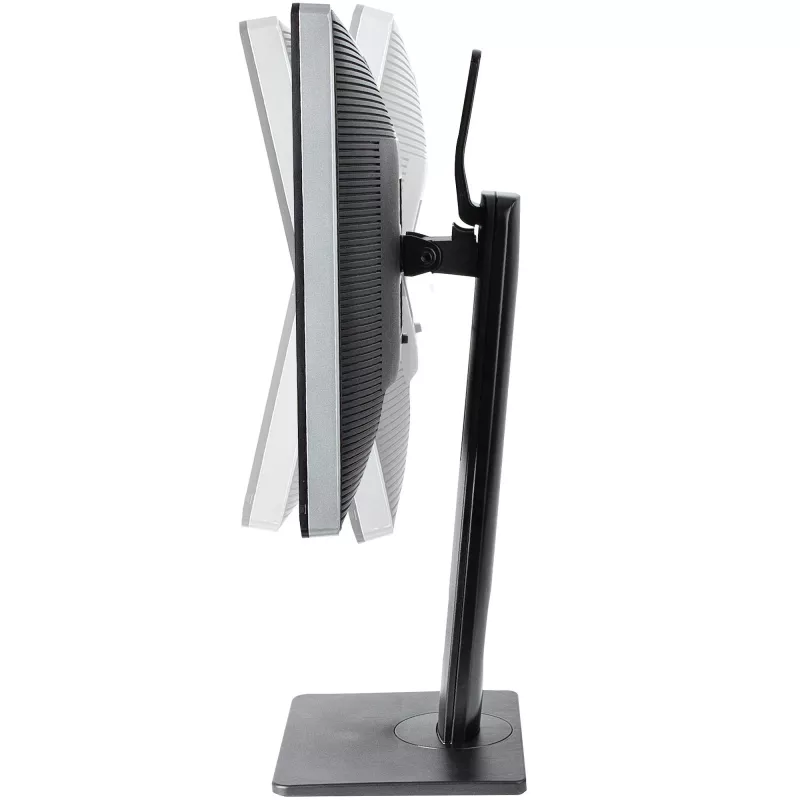 StarTech.com Wolnostojący pojedynczy uchwyt do monitora - Regulowany wysokością stojak na monitor - Do monitorów z mocowaniem VESA do 32 cali (15 funtów/7 kg) - Ergonomiczny stojak na monitor na biurko - Pochylenie/obrót/rotacja