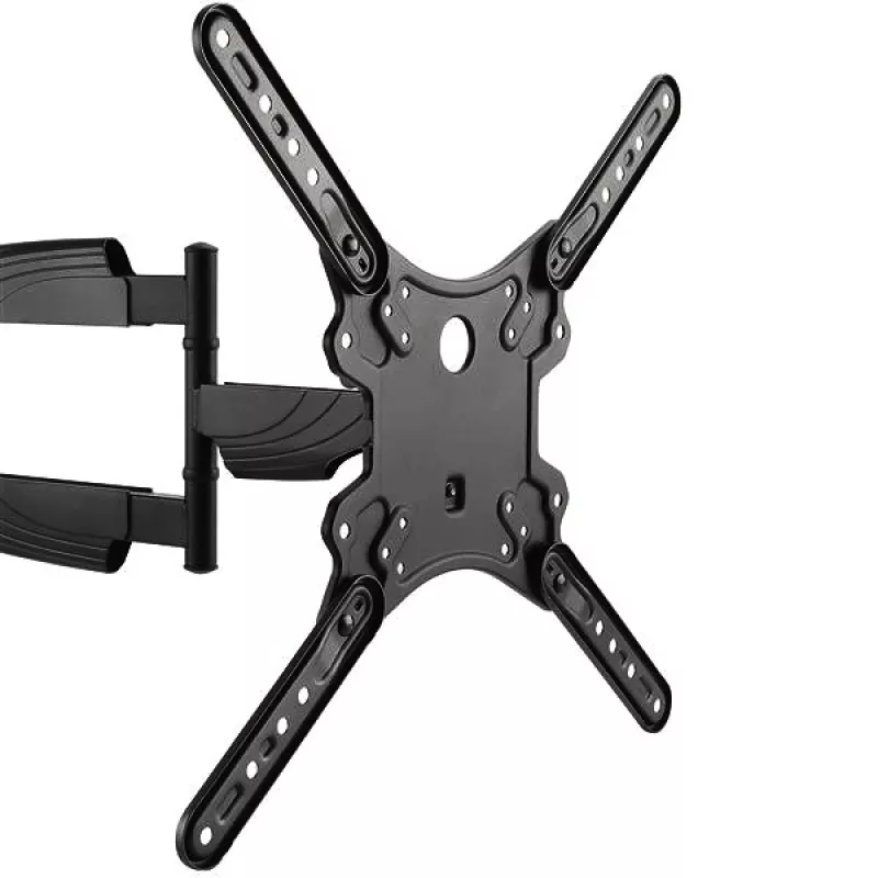 StarTech.com Pełnozakresowy uchwyt ścienny do telewizora - wyświetlacze 32-55 cali (77lb/35kg) VESA - niskoprofilowy uniwersalny uchwyt ścienny do płaskich ekranów TV - wytrzymałe ramię przegubowe z regulacją pochylenia/obrotu