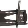 StarTech.com Niskoprofilowy uchwyt ścienny do telewizora – uchylny, 190,5 cm (75 cali), 300 x 200 mm, 800 x 400 mm, -5 – 10°, stal, czarny