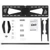 StarTech.com Niskoprofilowy uchwyt ścienny do telewizora – uchylny, 190,5 cm (75 cali), 300 x 200 mm, 800 x 400 mm, -5 – 10°, stal, czarny