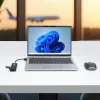 StarTech.com 4-portowy hub USB-A, 5 Gb/s, zasilany z magistrali, mały podróżny mini hub USB, rozdzielacz USB 3.0 z wieloma portami, przenośny hub USB, zabezpieczenie nadprądowe (OCP)