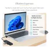 StarTech.com 4-portowy hub USB-A, 5 Gb/s, zasilany z magistrali, mały podróżny mini hub USB, rozdzielacz USB 3.0 z wieloma portami, przenośny hub USB, zabezpieczenie nadprądowe (OCP)