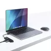 StarTech.com 4-portowy hub USB-C, 5 Gb/s, USB-C na 4x USB-A, zasilany z magistrali, kompaktowy mini hub podróżny, wieloportowy rozdzielacz USB 3.0, przenośny hub, zabezpieczenie nadprądowe