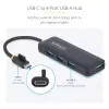 StarTech.com 4-portowy hub USB-C, 5 Gb/s, USB-C na 4x USB-A, zasilany z magistrali, kompaktowy mini hub podróżny, wieloportowy rozdzielacz USB 3.0, przenośny hub, zabezpieczenie nadprądowe