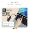 StarTech.com 4-portowy hub USB-C, 5 Gb/s, USB-C na 4x USB-A, zasilany z magistrali, kompaktowy mini hub podróżny, wieloportowy rozdzielacz USB 3.0, przenośny hub, zabezpieczenie nadprądowe