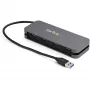 StarTech.com 4-portowy hub USB 3.0 - USB-A na 4x USB-A - SuperSpeed 5 Gb/s przenośny hub USB 3.2 Gen 1 Typ-A - zasilany z magistrali USB - hub USB do laptopa/komputera stacjonarnego z długim kablem 28 cm i systemem zarządzania kablem