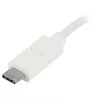 StarTech.com 4-portowy hub USB C z 1 portem USB-C i 3 portami USB-A (SuperSpeed 5 Gb/s) - Zasilany z magistrali USB - Przenośny hub USB 3.0 do laptopa - Hub USB 3.2 Gen 1 Type-C - Biały