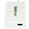 StarTech.com 4-portowy hub USB C z 1 portem USB-C i 3 portami USB-A (SuperSpeed 5 Gb/s) - Zasilany z magistrali USB - Przenośny hub USB 3.0 do laptopa - Hub USB 3.2 Gen 1 Type-C - Biały