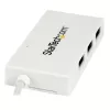 StarTech.com 4-portowy hub USB C z 1 portem USB-C i 3 portami USB-A (SuperSpeed 5 Gb/s) - Zasilany z magistrali USB - Przenośny hub USB 3.0 do laptopa - Hub USB 3.2 Gen 1 Type-C - Biały