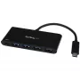 StarTech.com 4 Port USB C Hub z 4 portami USB Type-A (USB 3.0 SuperSpeed 5Gbps) – 60W Power Delivery Passthrough Charging – Adapter USB 3.2 Gen 1 do laptopa – MacBook, Dell