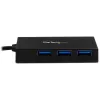 StarTech.com 4-portowy hub USB-C – hub USB Type-C z 4 portami USB-A (USB 3.0/3.1 Gen 1 SuperSpeed 5 Gb/s) – zasilanie z magistrali USB lub własne – przenośny hub USB-C na USB-A BC 1.2 z funkcją ładowania i adapterem zasilania~4-portowy hub USB-C – hub USB Type-C z 4 portami USB-A, hub USB 3.0 (5 Gb/s) – zasilanie z magistrali USB lub własne – przenośny hub USB-C na USB-A BC 1.2 z funkcją…