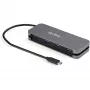 StarTech.com 4-portowy hub USB-C – 3x USB-A/1x USB-C – 5Gbps USB 3.0 hub Type-C (3.2/3.1 Gen 1) – Zasilany magistralą – Przenośny adapter USB-C na USB-A – Kabel o długości 28,5 cm (11,2 cala) z systemem zarządzania kablami~4-portowy hub USB-C – 3x USB-A/1x USB-C – USB 3.0 hub Type-C – USB 3.2 Gen 1 (5Gbps) – Zasilany magistralą – Przenośny adapter USB-C na USB-A – Kabel o długości 11,2 cala…