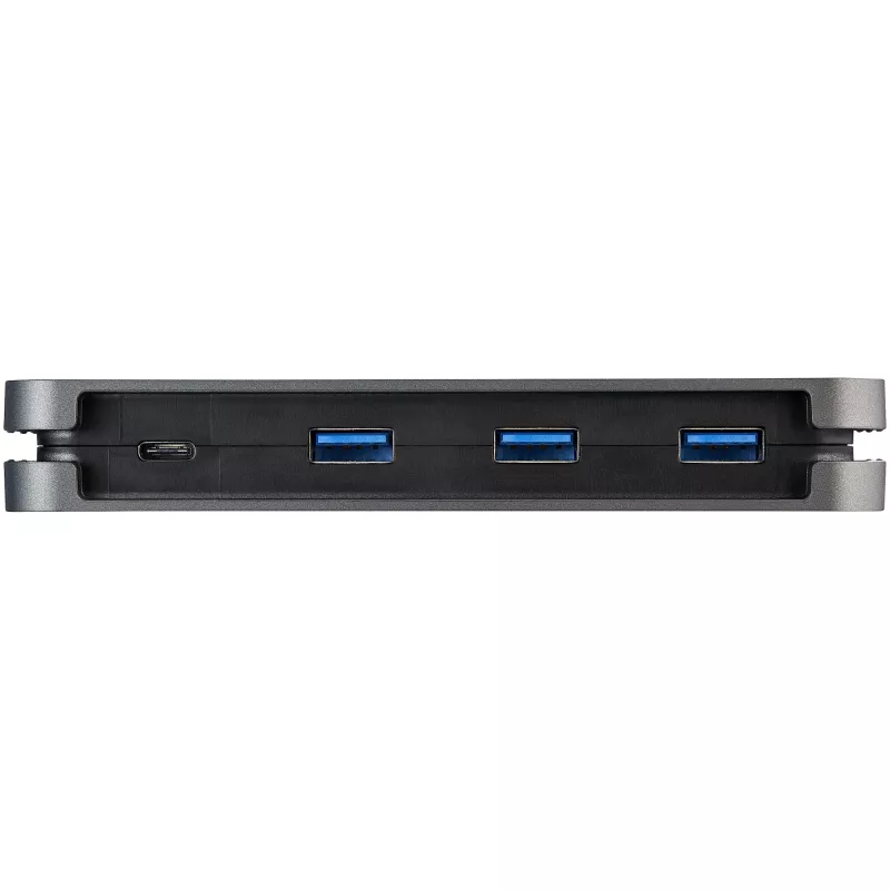 StarTech.com 4-portowy hub USB-C – 3x USB-A/1x USB-C – 5Gbps USB 3.0 hub Type-C (3.2/3.1 Gen 1) – Zasilany magistralą – Przenośny adapter USB-C na USB-A – Kabel o długości 28,5 cm (11,2 cala) z systemem zarządzania kablami~4-portowy hub USB-C – 3x USB-A/1x USB-C – USB 3.0 hub Type-C – USB 3.2 Gen 1 (5Gbps) – Zasilany magistralą – Przenośny adapter USB-C na USB-A – Kabel o długości 11,2 cala…
