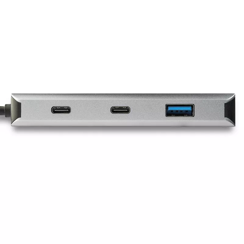 StarTech.com 4-portowy hub USB C z 2x USB A i 2x USB C - SuperSpeed 10 Gb/s USB Type-C 3.1/3.2 Gen 2 Hub - zasilany przez magistralę USB - przenośny adapter USB-C na USB Hub - aluminium - kabel 25 cm (9,8 cala) ~ 4-portowy hub USB C z 2x USB A i 2x USB C - SuperSpeed 10 Gb/s USB Type-C 3.2 Gen 2 Hub - zasilany przez magistralę USB - przenośny adapter USB-C na USB Hub - aluminium - kabel 9,8 cala…