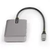 StarTech.com 4-portowy hub USB-C z wyjściem wideo USB-C DP Alt Mode 4K 60 Hz – 3x USB-A, 1x USB Type-C, zasilanie przejściowe 100 W Power Delivery, USB 3.2 10 Gb/s, kabel 30 cm, przenośny hub USB