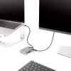 StarTech.com 4-portowy hub USB-C z wyjściem wideo USB-C DP Alt Mode 4K 60 Hz – 3x USB-A, 1x USB Type-C, zasilanie przejściowe 100 W Power Delivery, USB 3.2 10 Gb/s, kabel 30 cm, przenośny hub USB