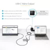 StarTech.com 4-portowy hub USB-C z wyjściem wideo USB-C DP Alt Mode 4K 60 Hz – 3x USB-A, 1x USB Type-C, zasilanie przejściowe 100 W Power Delivery, USB 3.2 10 Gb/s, kabel 30 cm, przenośny hub USB