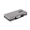 StarTech.com 4-portowy hub USB-C, 4x porty USB-C, USB 3.2 Gen 2 (10 Gb/s) – przenośny hub USB-C z przejściowym zasilaniem Power Delivery 100 W – hub USB typu C z owijanym kablem 12.6 cala/32 cm