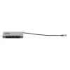 StarTech.com 4-portowy hub USB-C, 4x porty USB-C, USB 3.2 Gen 2 (10 Gb/s) – przenośny hub USB-C z przejściowym zasilaniem Power Delivery 100 W – hub USB typu C z owijanym kablem 12.6 cala/32 cm